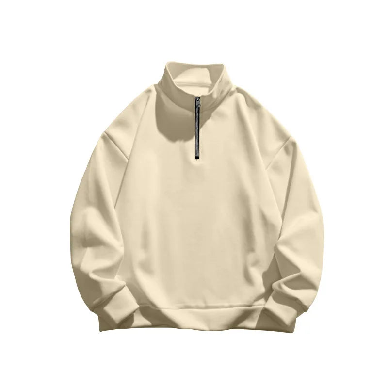 Sweatshirt stand-up collar