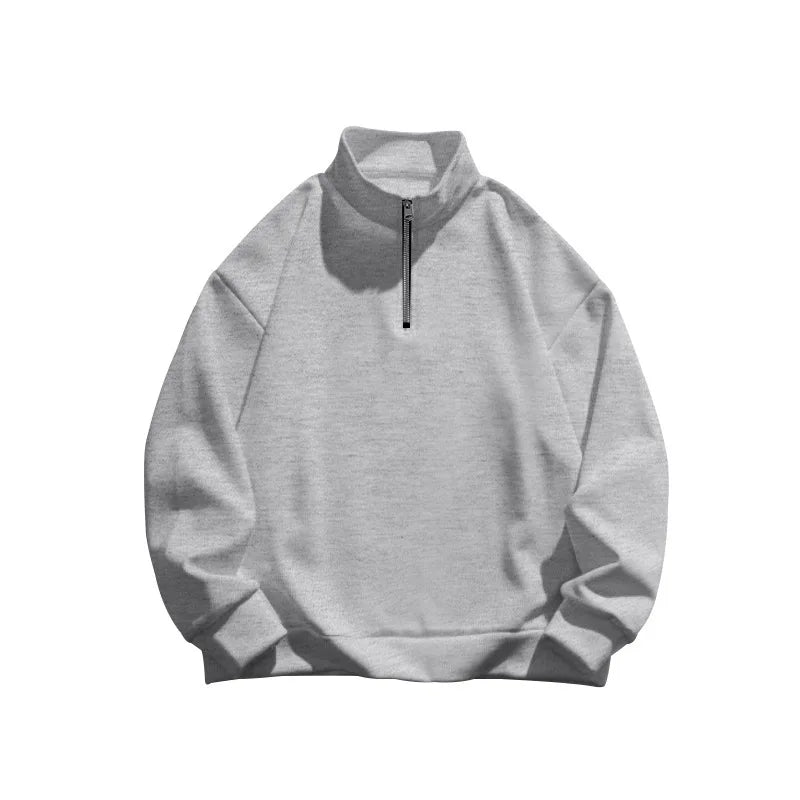 Sweatshirt stand-up collar