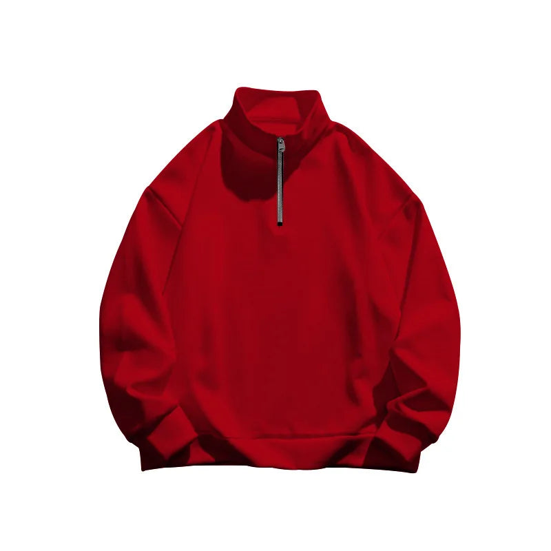Sweatshirt stand-up collar