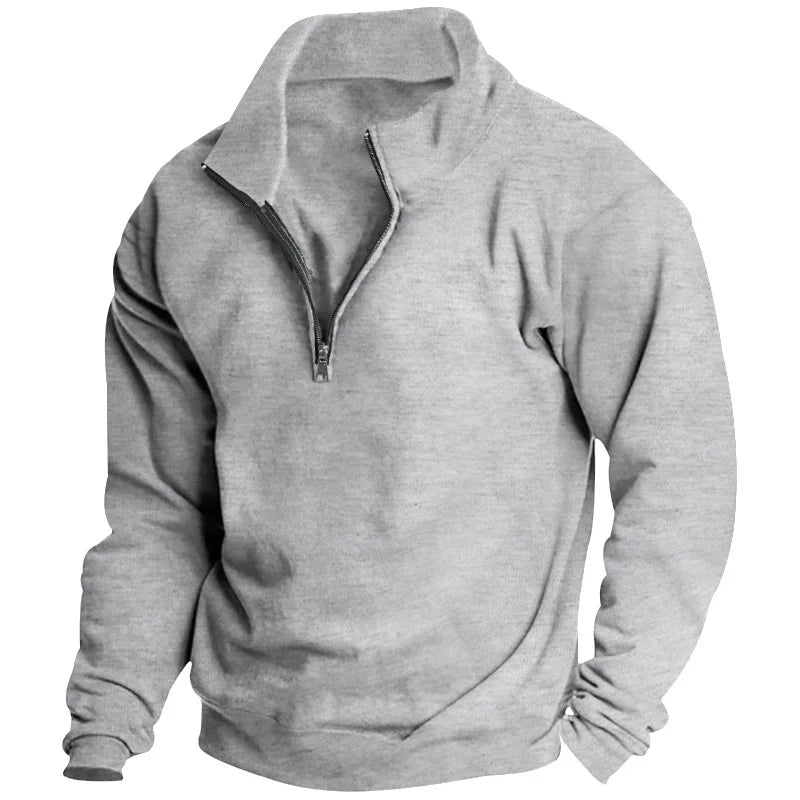 Sweatshirt stand-up collar