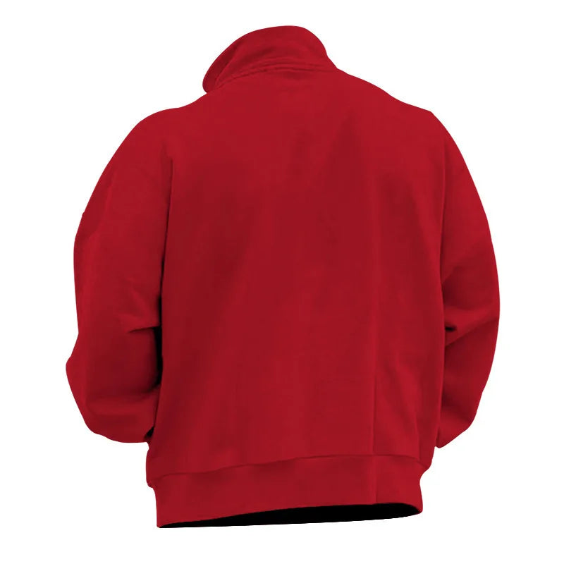 Sweatshirt stand-up collar