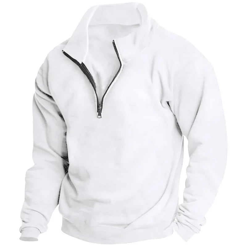 Sweatshirt stand-up collar