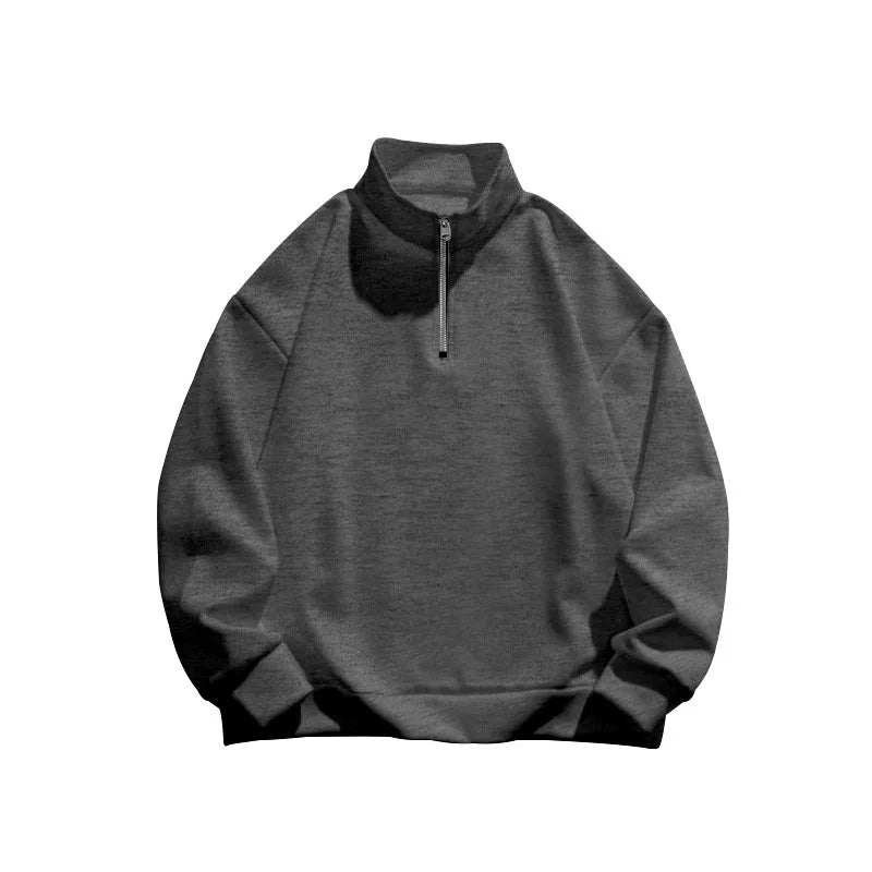 Sweatshirt stand-up collar