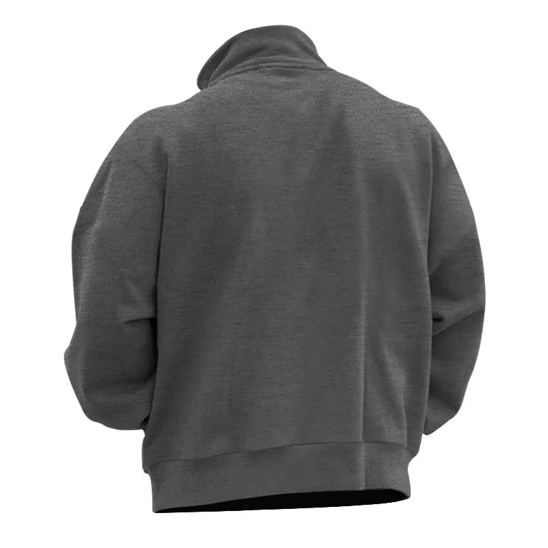 Sweatshirt stand-up collar