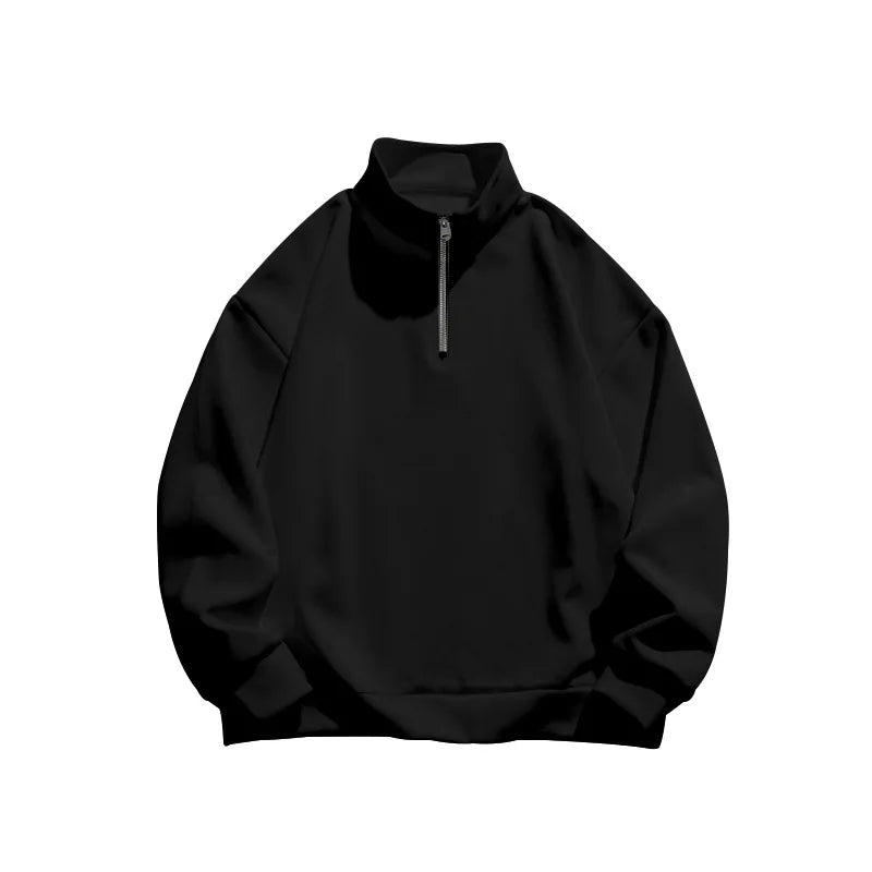 Sweatshirt stand-up collar