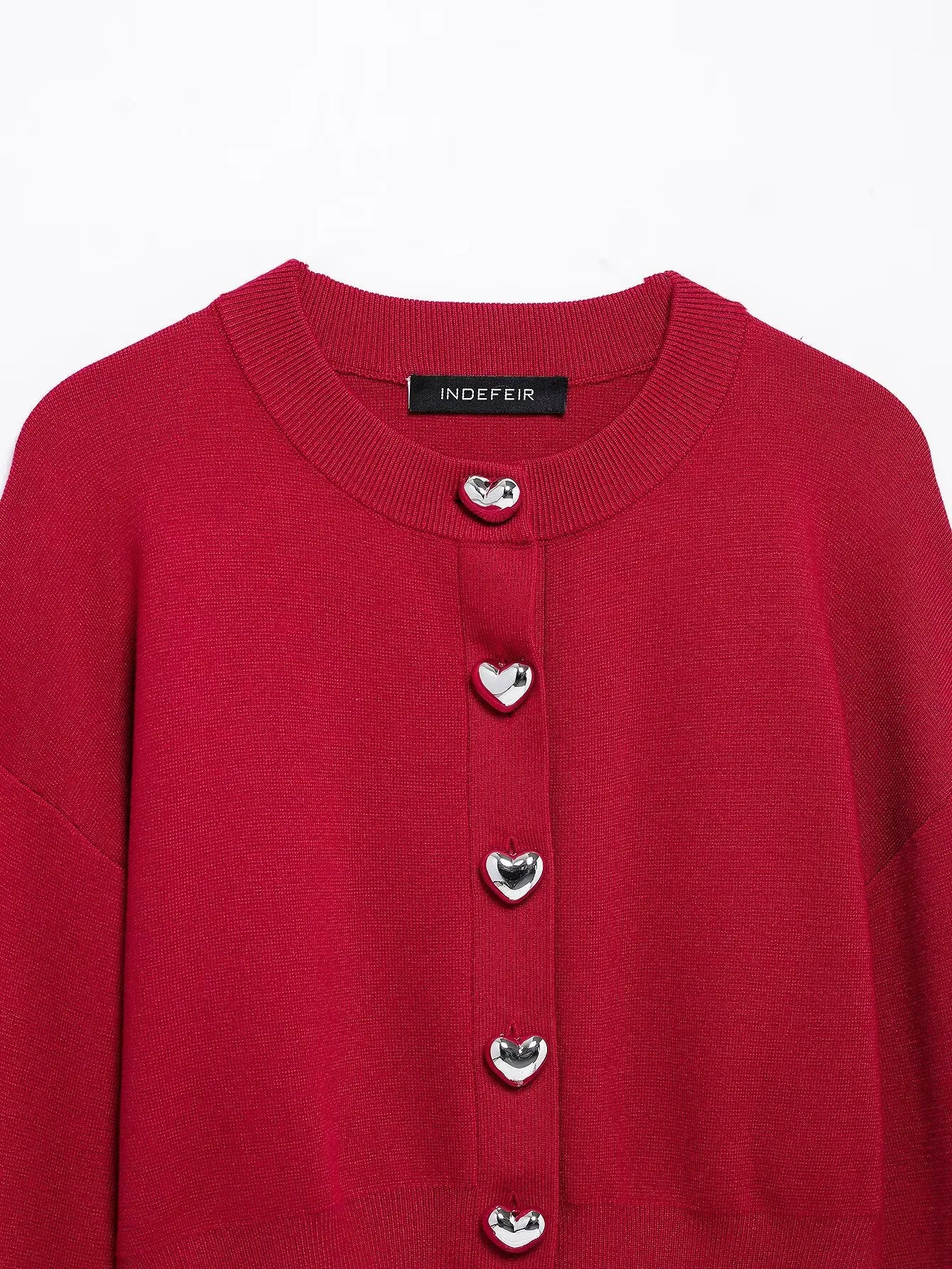 Heart Button Sweaters