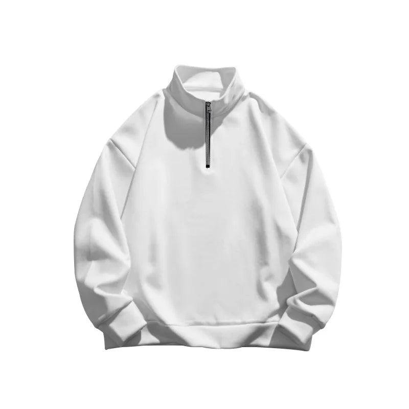 Sweatshirt stand-up collar