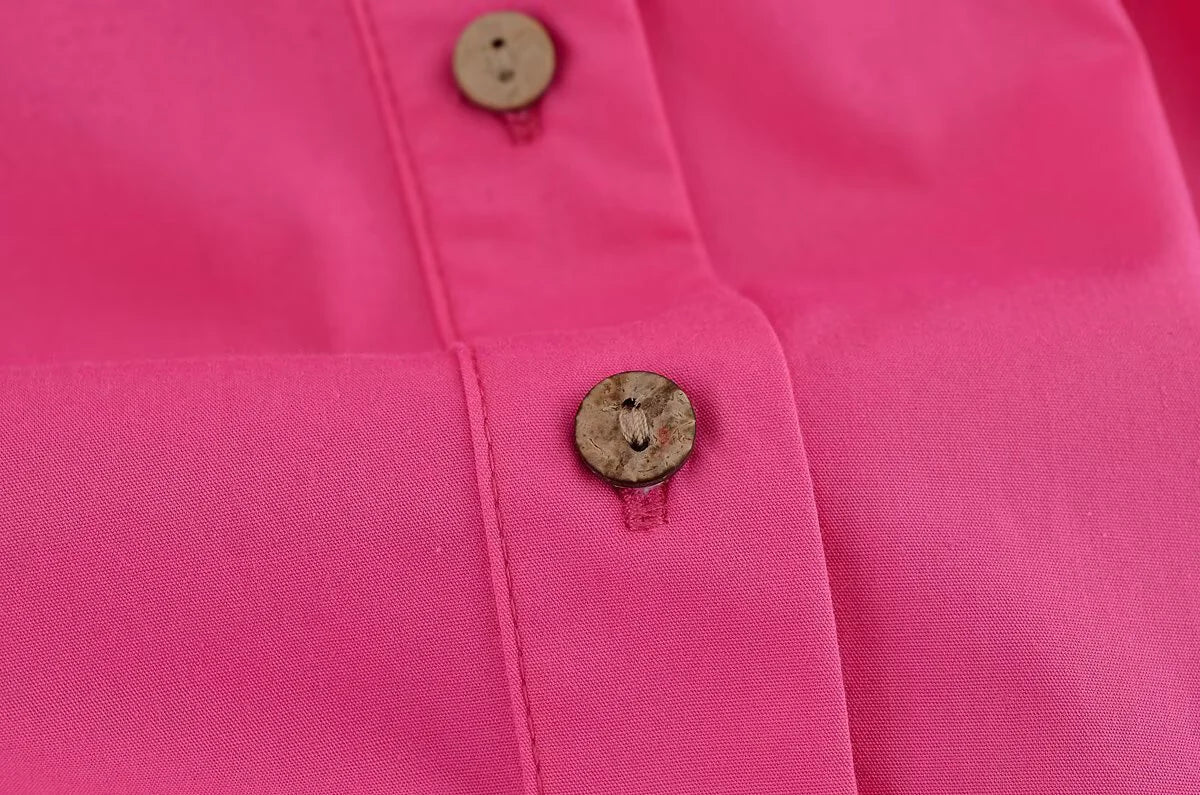 Wide Sleeved Poplin Shirt