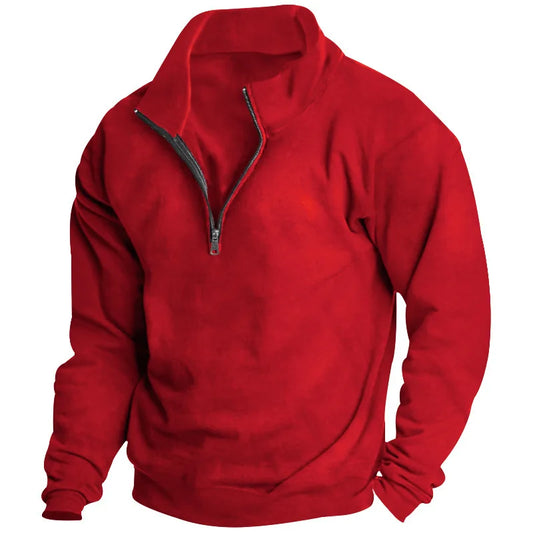 Sweatshirt stand-up collar