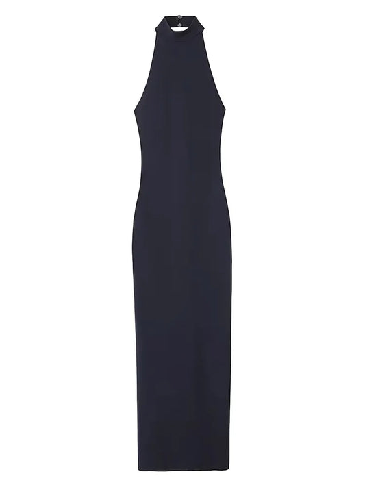 Halter Neck Long Dress