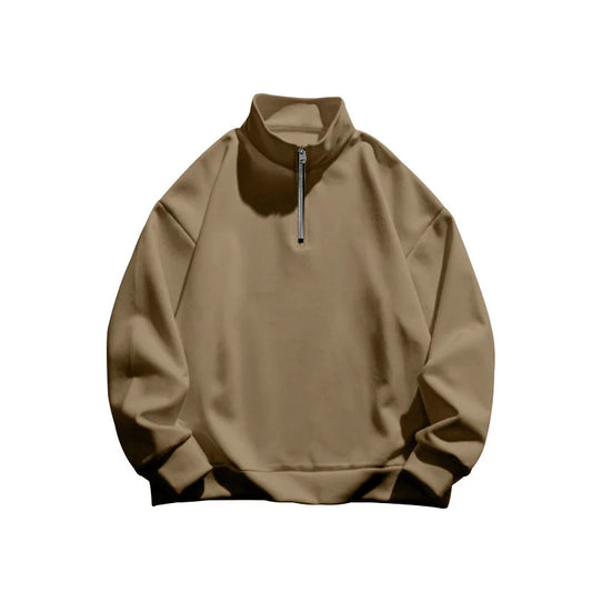 Sweatshirt stand-up collar