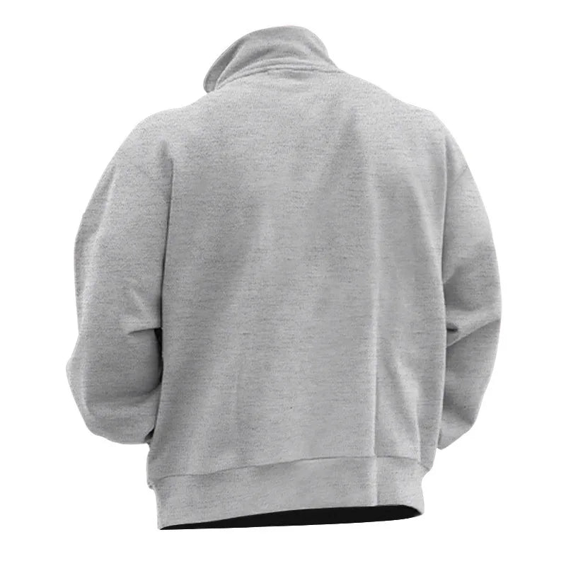 Sweatshirt stand-up collar
