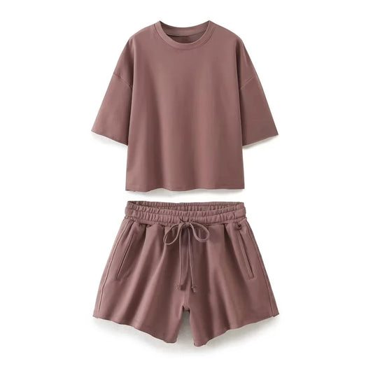 Top Loose T-shirt and Shorts