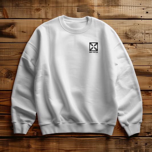 The Blessing Fit – Good Fortune Crewneck Sweatshirt Cozy up. Stay rooted. Wear your message.
